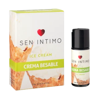 Crema besable ice cream (postre corporal) – Sen intimo ( CAJA CON DETALLE)